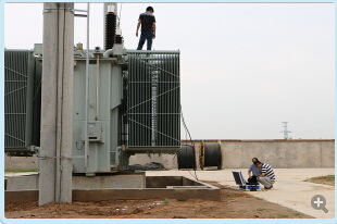 中鐵電氣化局集團西安電氣化工程采購我司一批設(shè)備現(xiàn)場調(diào)試圖